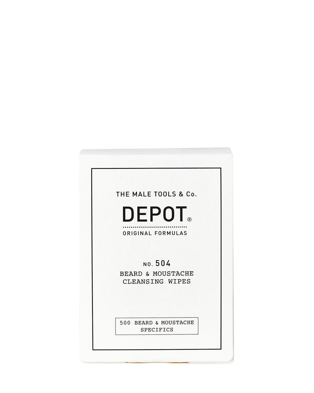 Depot- Beard & Moustache Cleansing Wipes 504